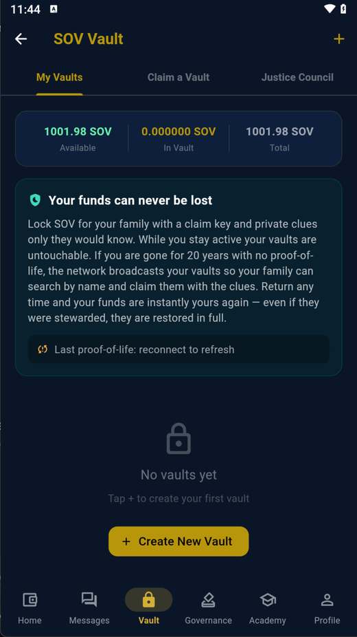 My Vaults